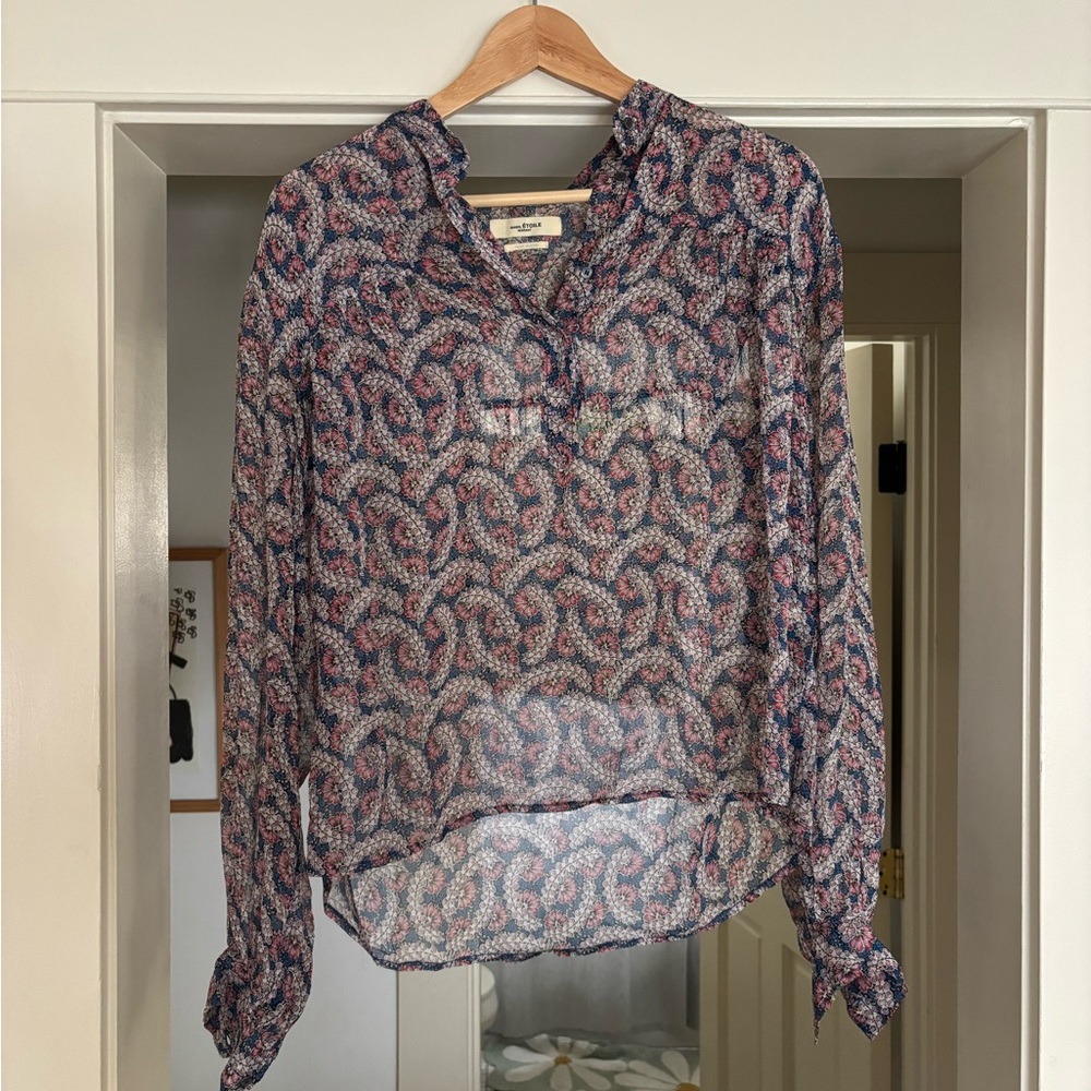 Isabel Marant Étoile Floral Button-Up Shirt